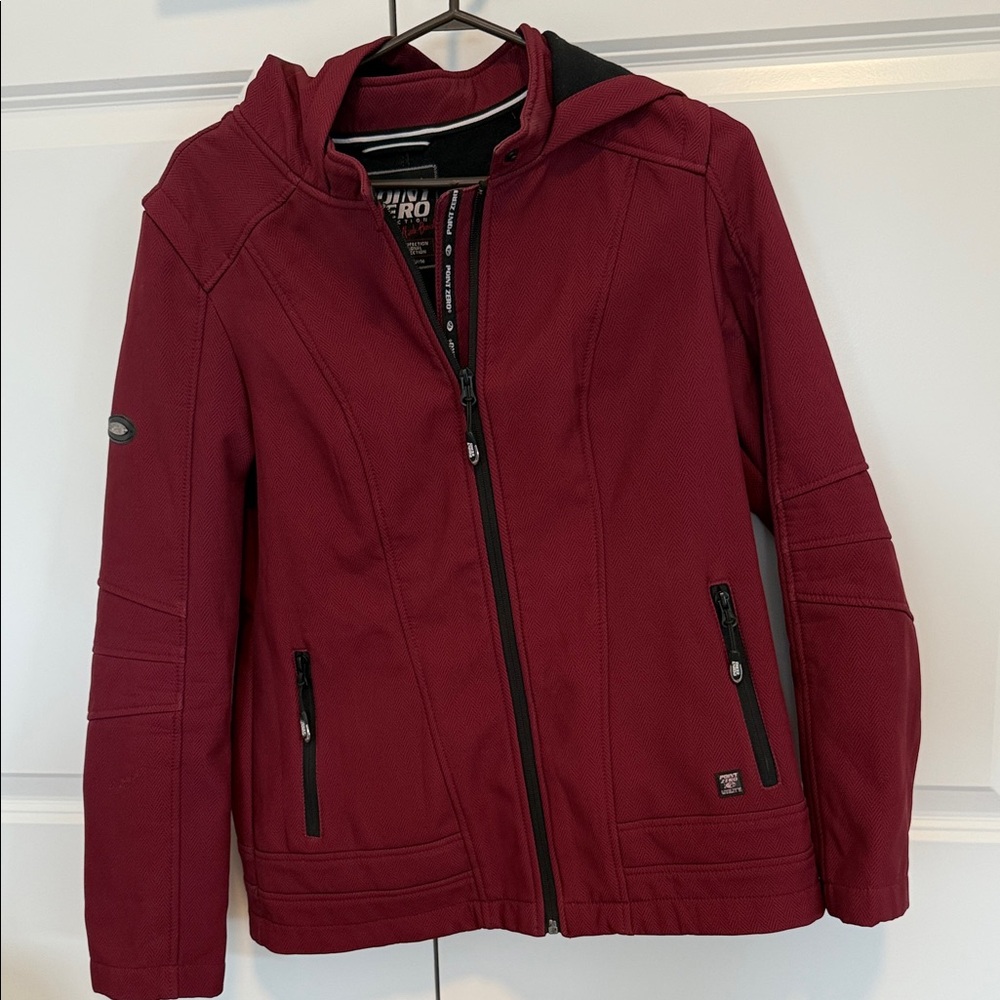 Point Zero Burgundy Utility Jacket